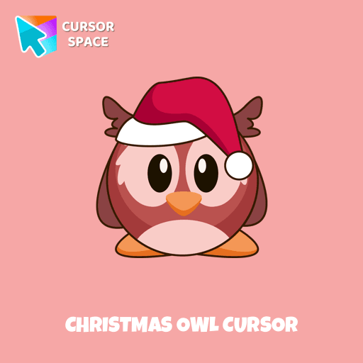 Christmas Owl cursor arrow cursor