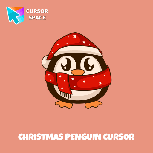 Christmas Penguin cursor arrow cursor