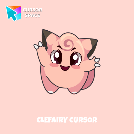 Clefairy cursor arrow cursor