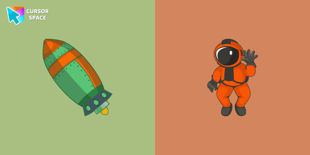 Curious Astronaut cursor