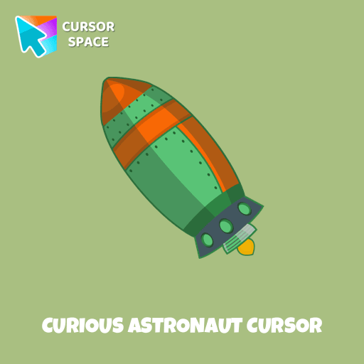 Curious Astronaut cursor arrow cursor