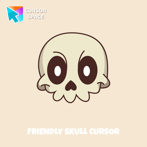 Friendly Skull cursor arrow cursor