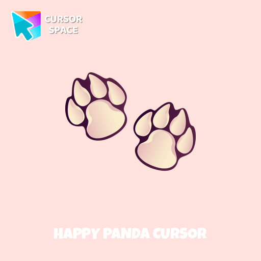 Happy Panda cursor arrow cursor