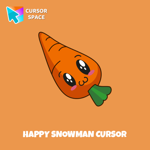 Happy Snowman cursor pointer cursor