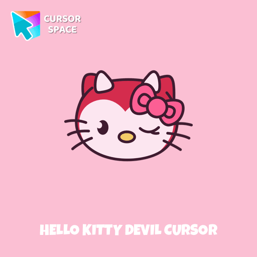 Hello Kitty Devil cursor arrow cursor