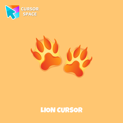 Lion cursor arrow cursor