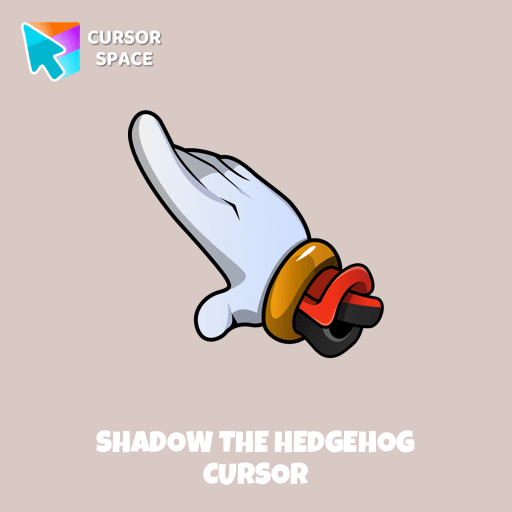 Shadow the Hedgehog cursor pointer cursor