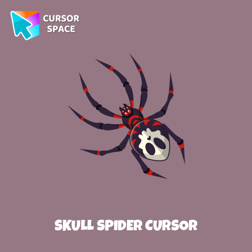 Skull Spider cursor arrow cursor